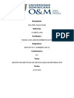 Gestión de Servicios de Tecnologías de La Información