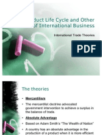 Product Life Cycle and Other Theories of International Business