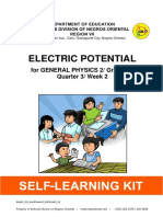 Electric Potential: For GENERAL PHYSICS 2/ Grade 12/ Quarter 3/ Week 2