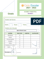 Examen Trimestral Cuarto Bloque2 2021 2022