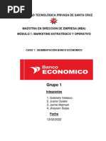 Grupo1 - Caso 1 Segmentación Banco Economico