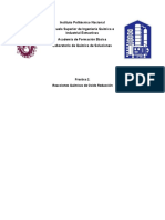 Practica 2. Reacciones Químicas de Oxido Reducción