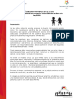 COMITÉ de BUENA CONVIVENCIA ESCOLAR DSO Elementos Estructurales de La Convivencia Escolar Definidos en Base A La Ley