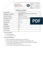 Course Plan - Vlsi Design