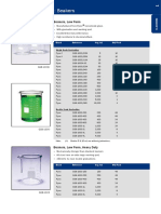 12 Beaker Glass Pyrex 100ml