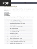 Self-Consciousness Scale: Positivepsychology