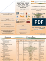 Triptico 1ra Semana de La Salud