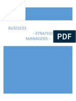 BUSI1633 - Strategy For Managers