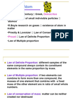3 - Atomic Structure - History of Atom