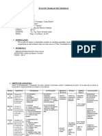 PLAN DE TRABAJO Gasolina