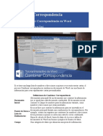 Combinar Correspondencia en Word