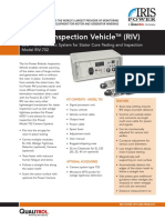 Robotic Inspection Vehicle (RIV) : Low Profile Robotic System For Stator Core Testing and Inspection Model RIV-702