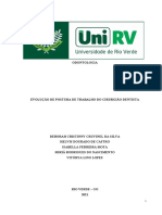 Evolução Da Postura de Trabalho Do Cirurgião Dentista - Ergonomia Aplicada A Odontologia - Ana Paula Felix Arantes