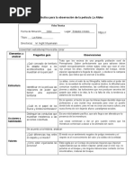 Guía Didáctica para La Observación de La Película La Aldea