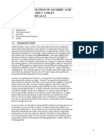 Expt. 7 Determination of Ascorbic Acid in A Vitamin C Tablet Iodimetrically