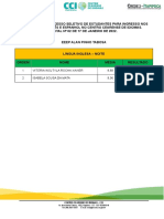 Resultado Da Selecao de Cci