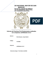 Informe Prácticas Pre Profesionales Minera