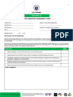 Appendix 3F COT RPMS Inter Observer Agreement Form For T I III For SY 2021 2022 in The Time of COVID 19