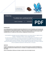 Informe Curso Lapidación en Piedra - Carlos Orostegui