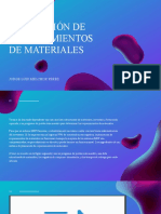 5.8 Planeación de Requerimientos de Materiales