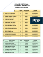 Auxiliares Semestre I