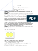 Basic Probability Rules