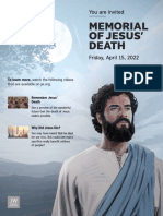 Memorial of Jesus' Death: You Are Invited