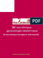 (Sba-Medecine - Com) SM Cas Clinique Génycologie Obstétrique