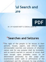 Lawful Search and Seizure