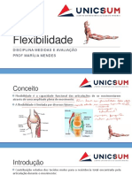 Aula 4 - Flexibilidade e Avaliação Da Flexibilidade