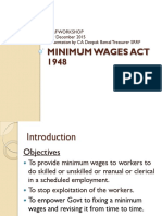 Minimum Wages Act 1948