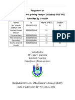 Assignment On CEMEX: Growing and Growing Stronger Case Study (BUS 501) Submitted by Maverick