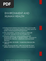 Environment and Human Health