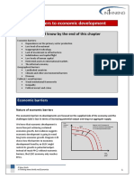 Unit 4.9 Barriers To Economic Development: What You Should Know by The End of This Chapter