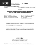 Cenelec: Harmonization Document Document D'Harmonisation Harmonisierungsdokument