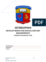 SITHKOP004 Assessment Task