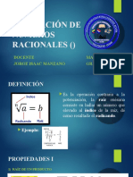 Radicación de Números Racionales