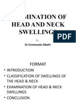 Examination of Head and Neck Swellings