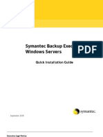 Symantec Backup Exec 11d For Windows Servers: Quick Installation Guide