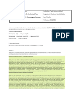 Assignment 2: Chapter 3: Learning and Memory