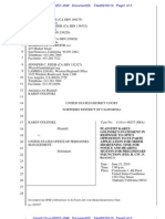 S Opm' O A - O S T Pa-1383837: Tatement Re S Pposition To PP FOR Rder Hortening IME