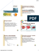 Evaluación Vida Util y Contramuestra