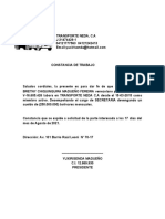 Carta de Trabajo Neda Bretny.