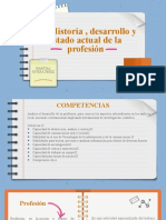 Historia, Desarrollo y Estado Actual de La Profesión.