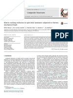 Matrix Cracking Evolution in Open-Hole Laminates Subjected To Thermo