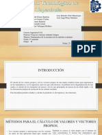 Diapositivas - Métodos para El Cálculo de Valores y Vectores Propios y Gradiente, Divergencia y Rotacional