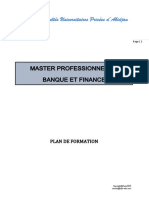 Maquette Master Professionnel en Banque Et Finance