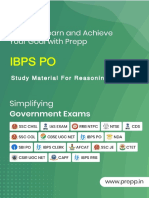 Ibps Po: Study Material For Reasoning