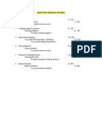 Practice Problem Set #5 - Adjusting Entries and Adjusted Trial Balance