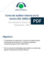 Auditor Interno ISO 14001 2015